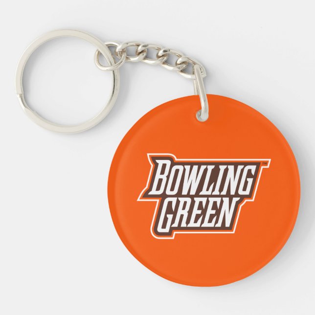 Bowling Green Wordmark Keychain (Front)