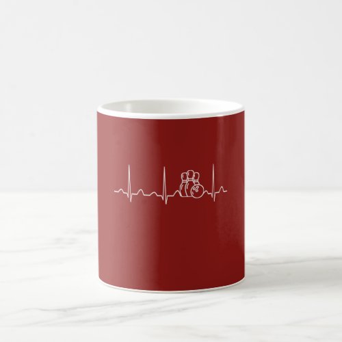 BOWLING HEARTBEAT COFFEE MUG