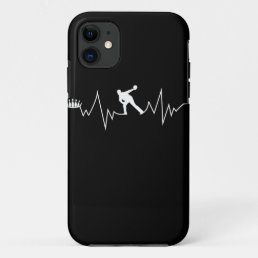 Bowling Heartbeat Gift for Bowlers iPhone 11 Case