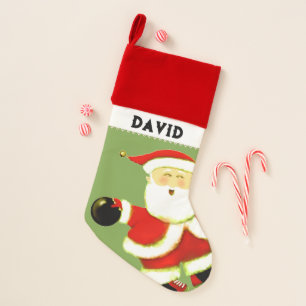Bowling Holiday Gift Christmas Stocking
