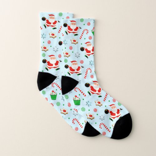 Bowling Holiday Gift Socks