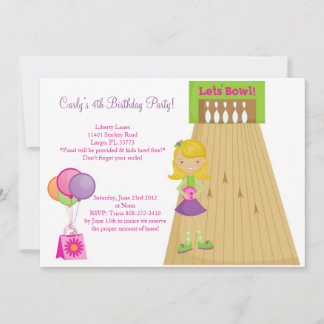 Bowling Invite