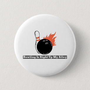Bowling is Right Up My Alley Button