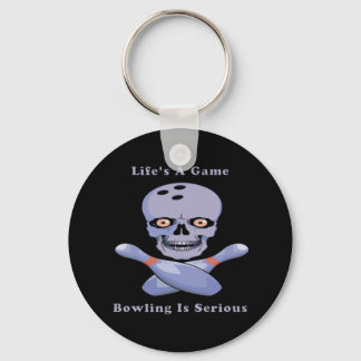 Bowling Is Serious Keychain