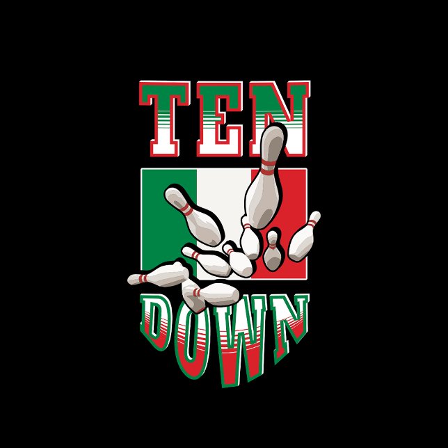 BOWLING ITALY LEAGUE TEAM STRIKE SPARE T-Shirt (Creator Uploaded)