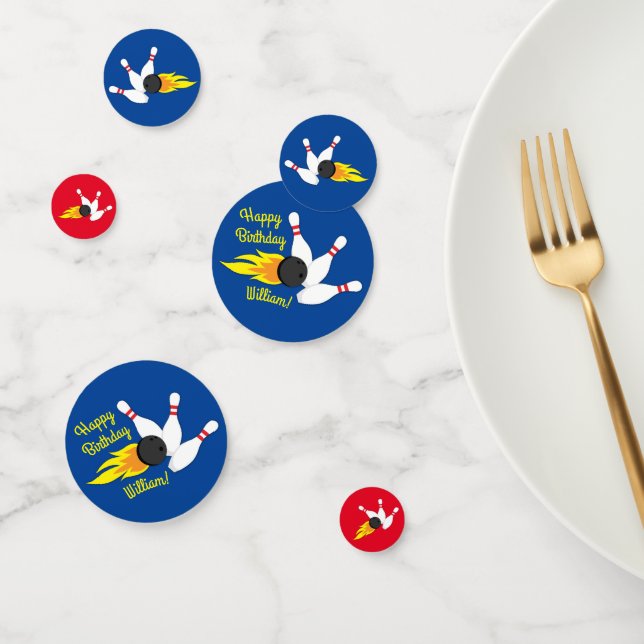 Bowling Kids Birthday Party Cute Sports  Confetti (Group)