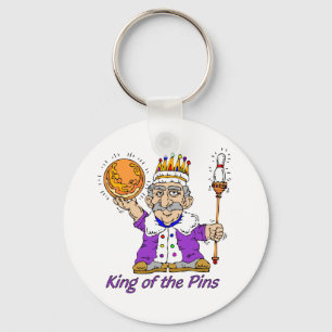Bowling: King Of The Pins Keychain