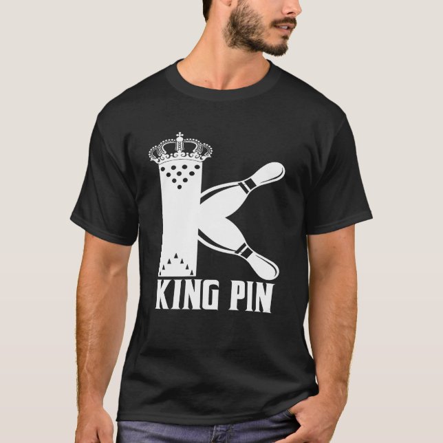 Bowling King Pin T-Shirt (Front)