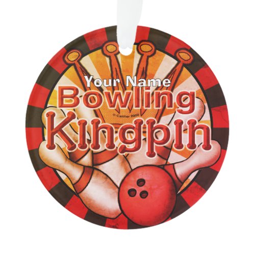 Bowling Kingpin Ornament