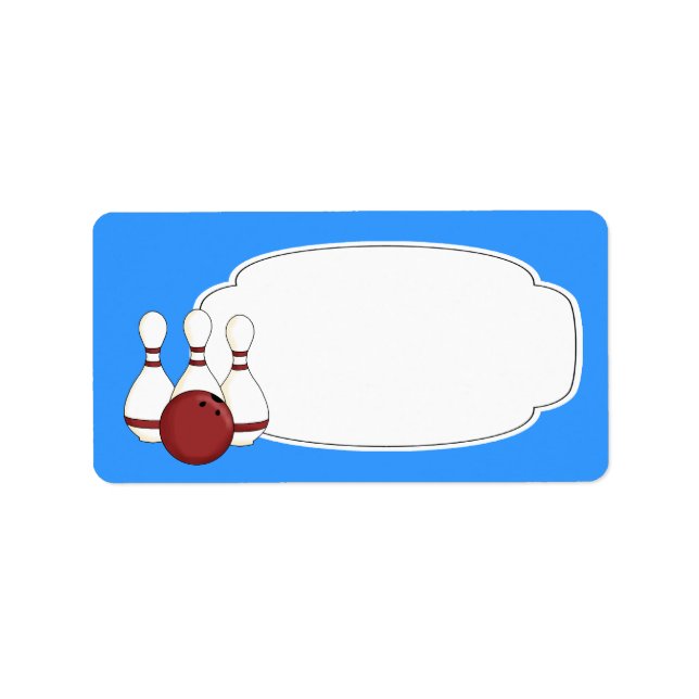 Bowling Label (Front)