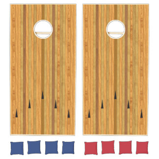 Bowling Lane Cornhole Set