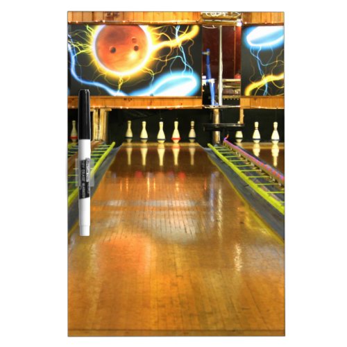 Bowling Lane Dry_Erase Board