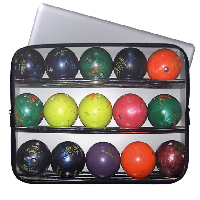 Bowling Laptop Sleeve (Front)