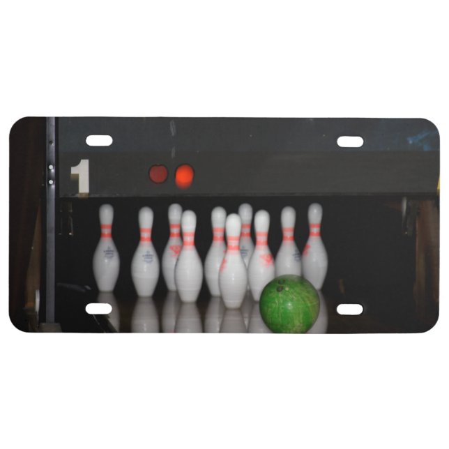 Bowling License Plate (Front)