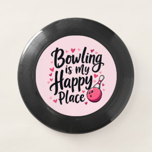 Bowling Lover Cute Retro Aesthetic Sports Design Wham-O Frisbee