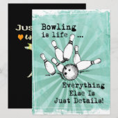 Bowling Lover Gift, Funny Bowling Player Gift (Front/Back)