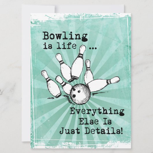 Bowling Lover Gift, Funny Bowling Player Gift (Front)