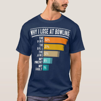 Bowling Lover Why I Lose At Bowling T T-Shirt