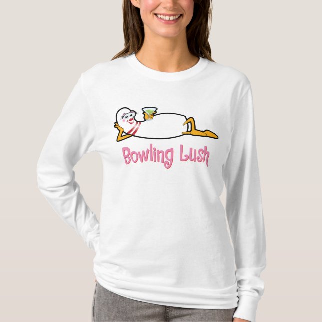 Bowling Lush Bowling Pin T-shirt (Front)