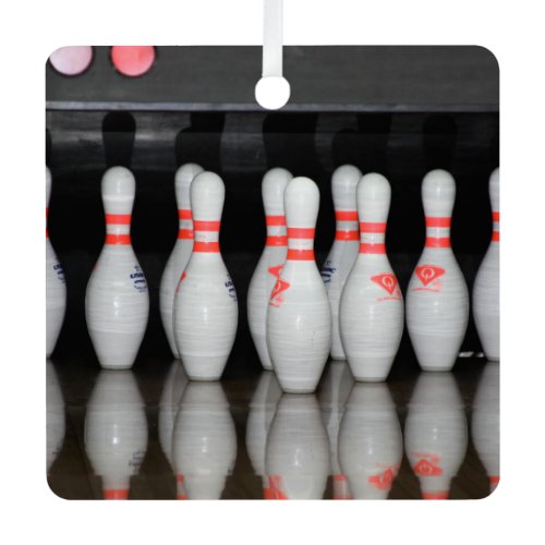 Bowling Metal Ornament