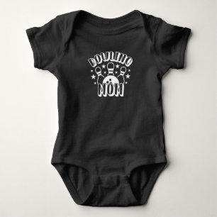 Bowling Mom Long Sleeve Shirt, Gift For Mom Baby Bodysuit