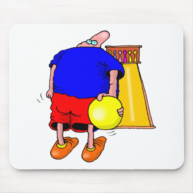 Bowling Mouse Pad (Front)