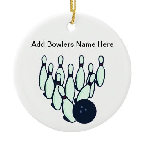 Bowling Ornament