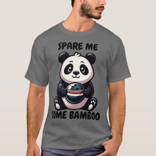 Bowling panda bear T_Shirt