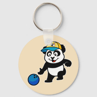 Bowling Panda Keychain