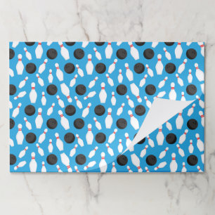Bowling Paper Placemats, Ball & Pins Party Mats