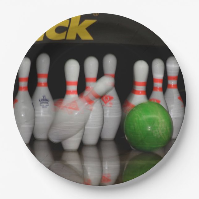 Bowling Paper Plates (Front)