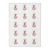 Bowling Party Girl's Anime Birthday Personalized Edible Frosting Rounds (Sheet)