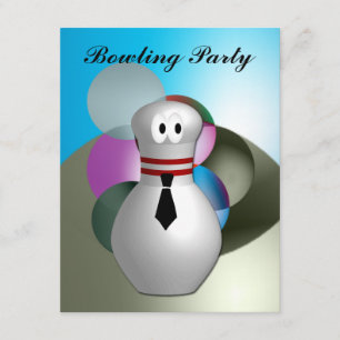 Bowling Party Invitation