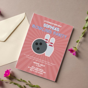 Bowling Party Invitation 5