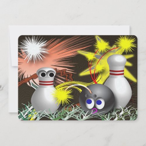 Bowling Party Invitations