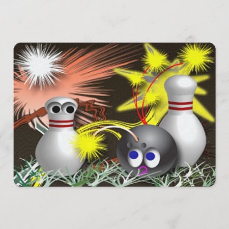 Bowling Party Invitations