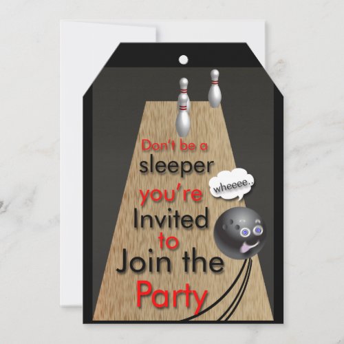 Bowling Party Invitations