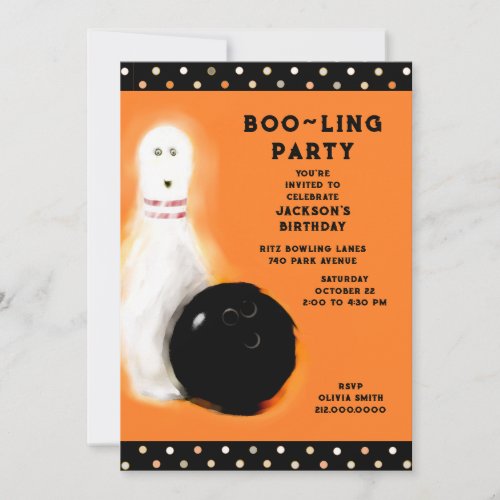 Bowling Party Invitations