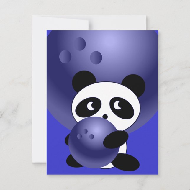 Bowling Party Invitations Customizable (Front)