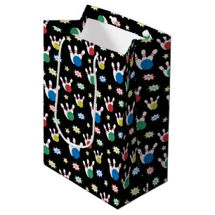 Bowling Pattern Medium Gift Bag