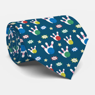 Bowling Pattern Neck Tie