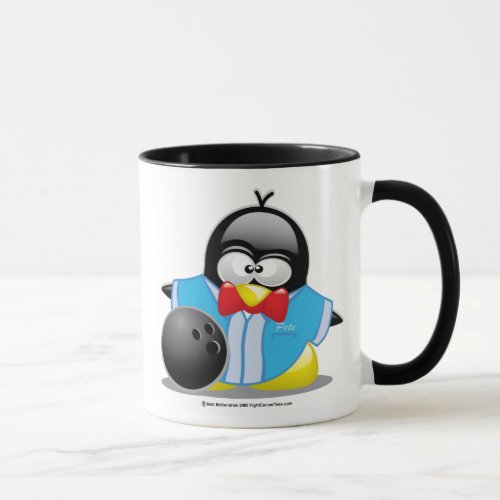 Bowling Penguin Mug