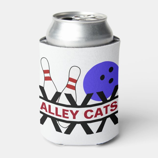 Bowling Personalized Can Cooler (Can Front)