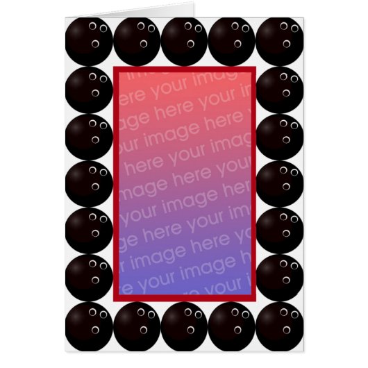 bowling photo Card (Front)