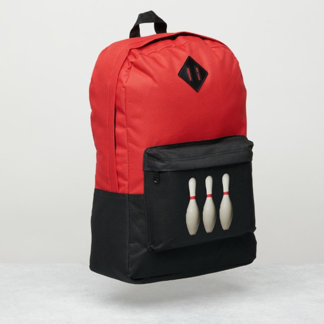 Bowling Pin Backpack (Left Corner)
