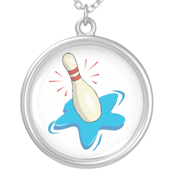 bowling pin graphic design custom jewelry