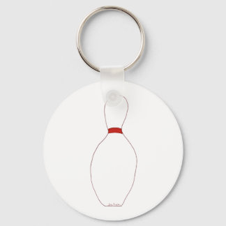 Bowling Pin Keychain