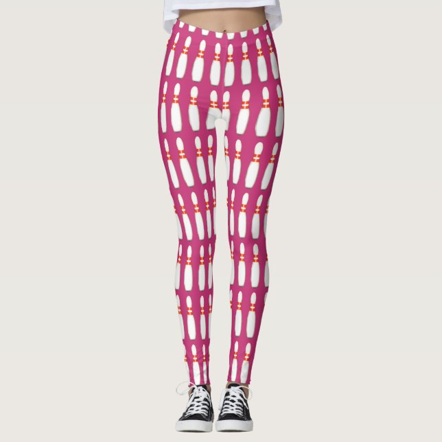 Bowling Pin Leggings (Front)
