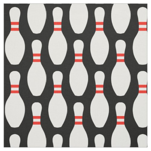 Bowling pin pattern fabric for DIY projects