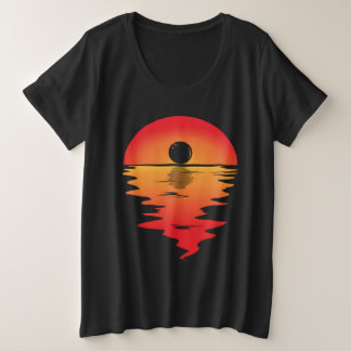 Bowling Pin Strike Bowling Team Bowling Vintage Su Plus Size T-Shirt